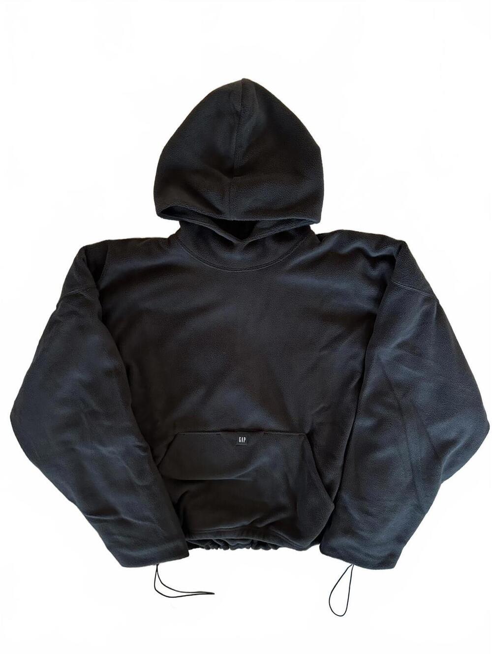 Yeezy Gap Balenciaga Padded Polar Fleece Black Size S